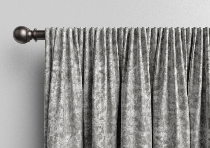 Cyrus Crushed Velvet, Shimmer - Made to Measure Curtains - Image 9